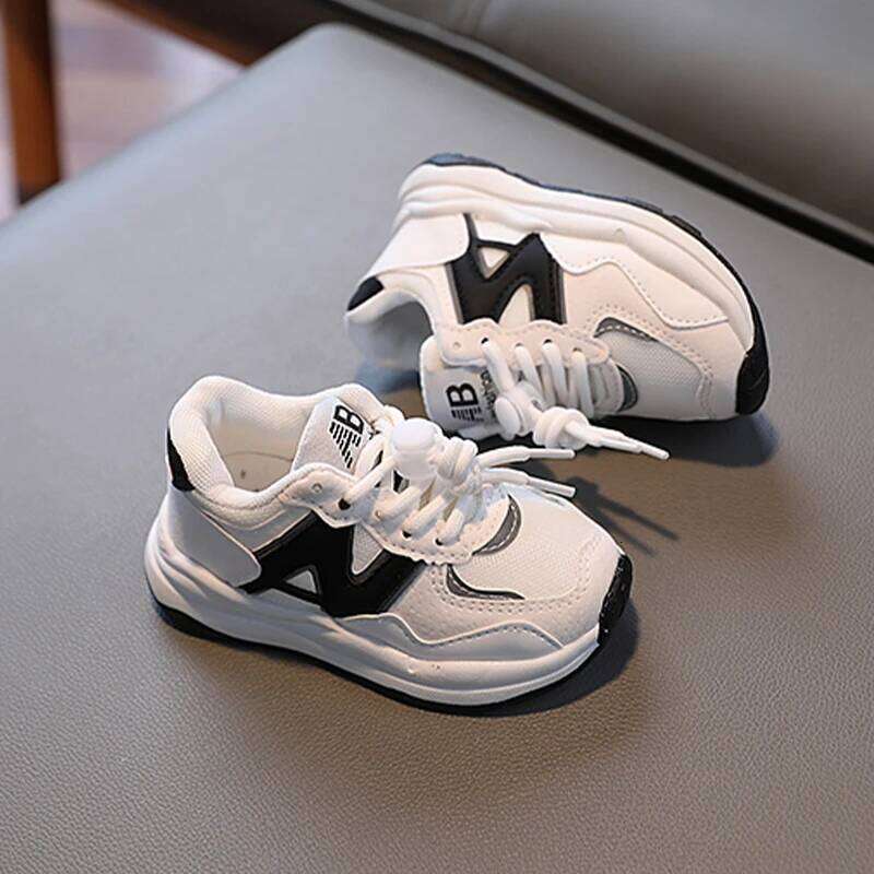 Kids for Boys Girls Soft Sneakers New 2024 Fashion Sports Running Children Flat Casual Baby Toddler Outdoor Shoes 26Y0505