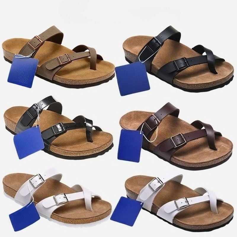 Designer Shoes Clogs Sandals Clog Slippers Cork Flat High Quality Outdoors Footbed Eva Suede Genuine Leather Slide Women Men Casual Trainers Flip Flops Size 35-46