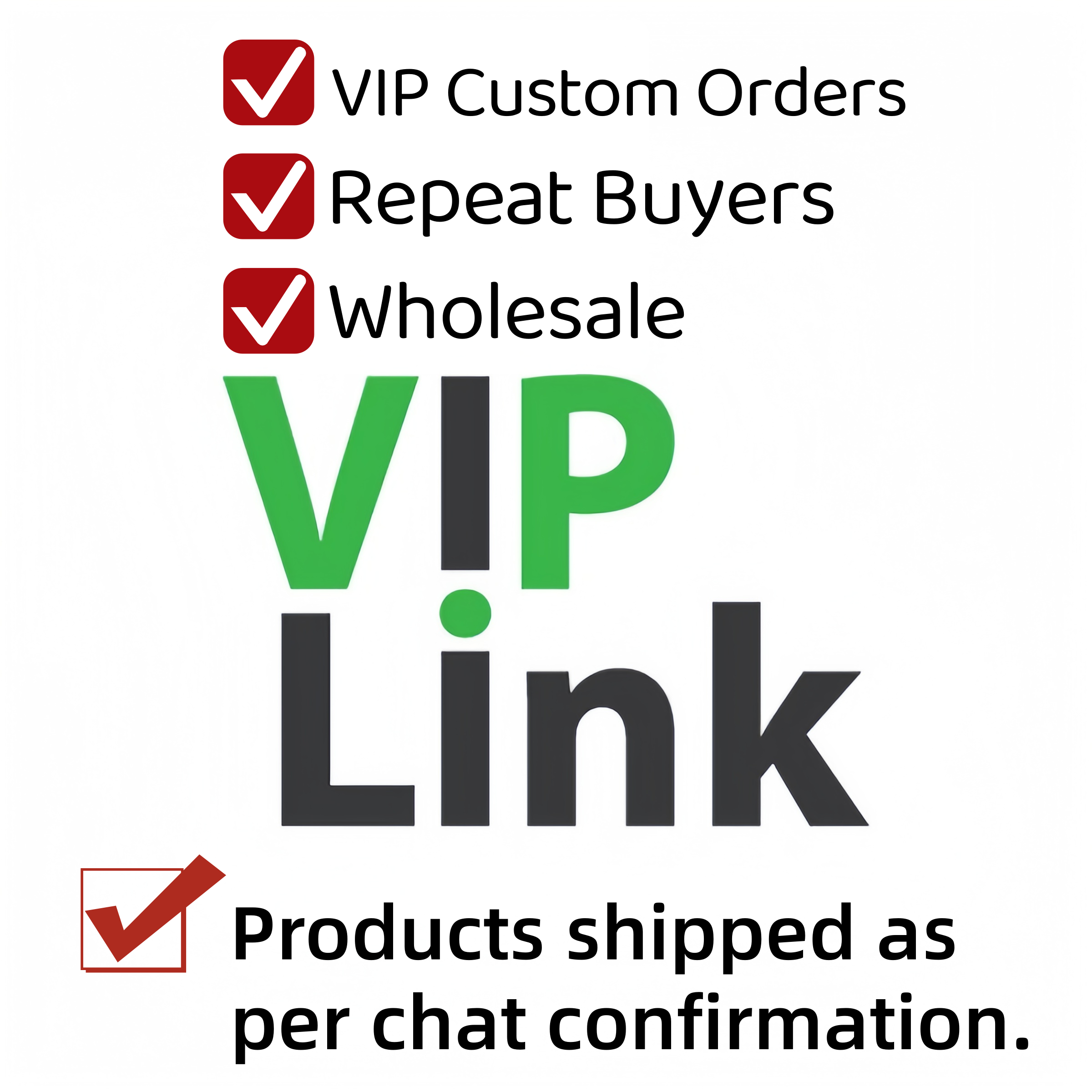 Ordini Personalizzati VIP Acquirenti Ripetuti Servizio VIP Personalizzato All'i…