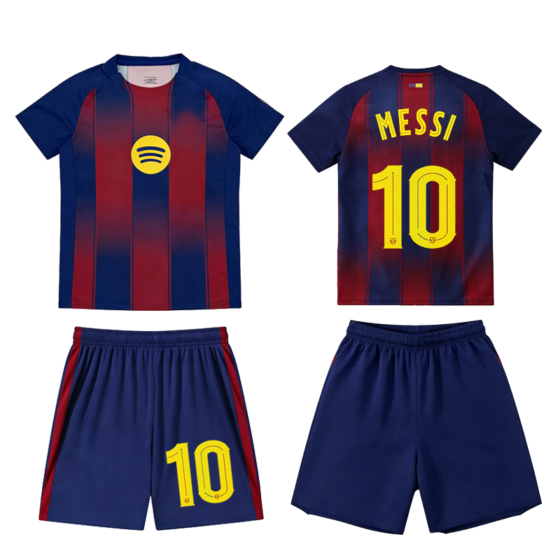 Toddler Boys Style Soccer Jersey Set 2026 New Breathable Quick Dry Kids Football Shorts For Training Sportswear Cloth,unisex size,