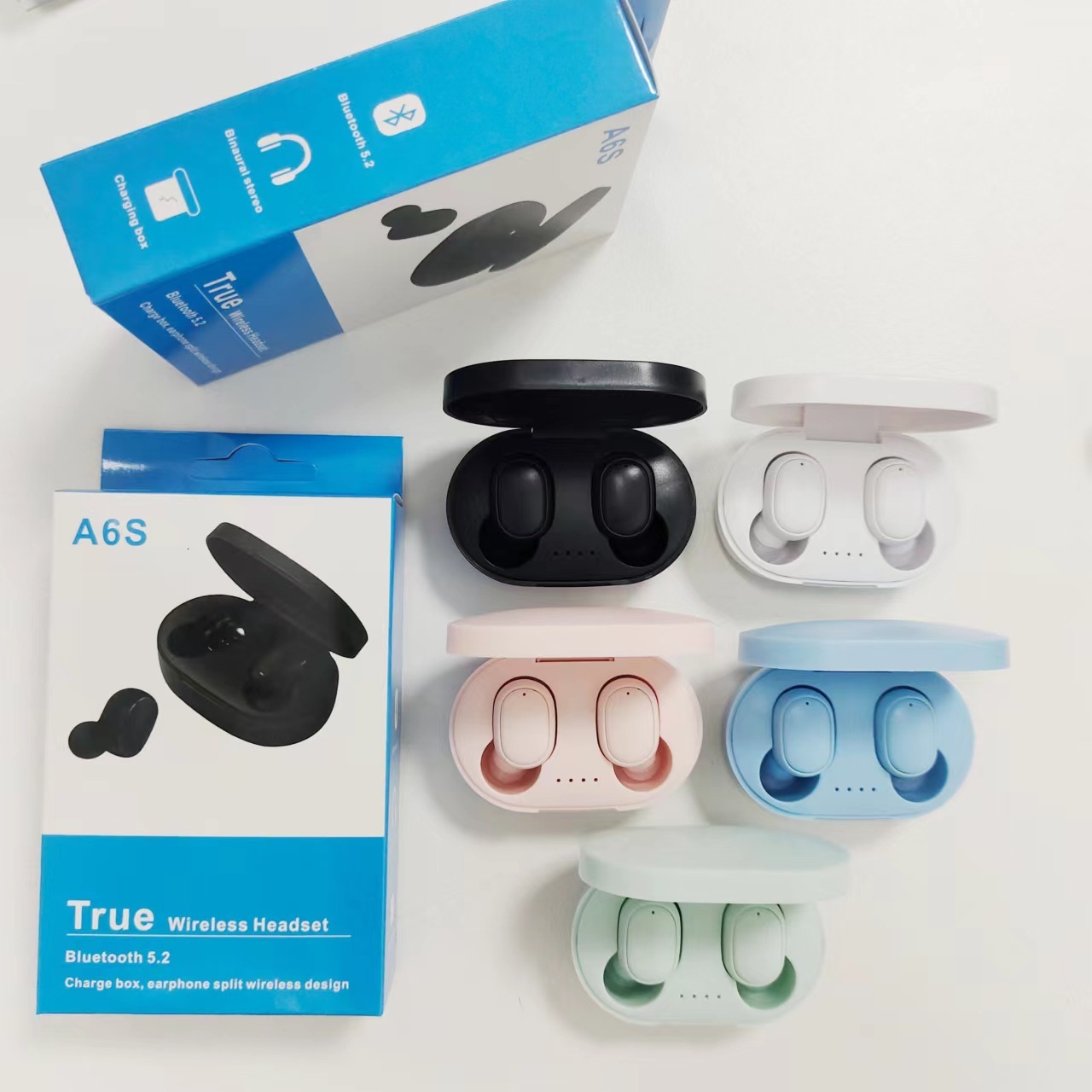 Wireless TWS Designer Headphones Macaron Color Bluetooth 5.3 Mini Earbuds Compatible With Smartphones Laptops Computers For Sports Daily Use