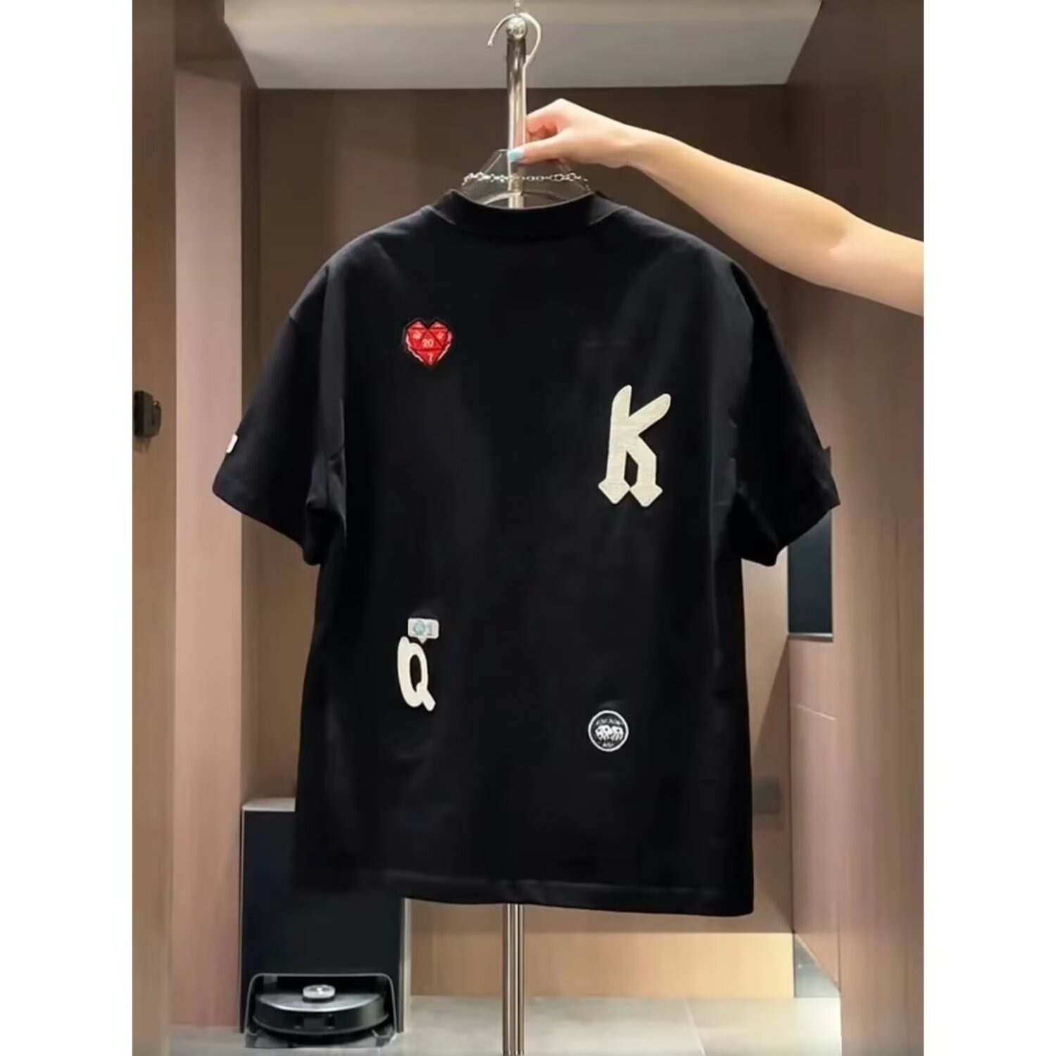 New Short-sleeve T-shirt For Men Summer Mens Designer Clothes American Style, Simple Loose Casual Trendy Essential Couple's Half-sleeve Tee