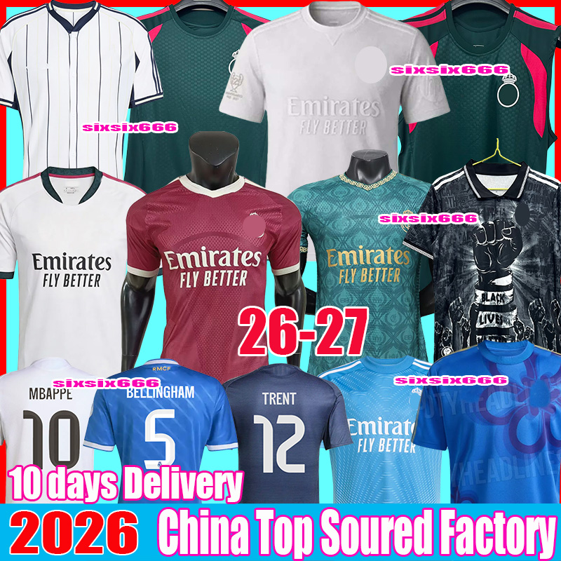 Reals Madrid Soccer jerseys 125th Anniversary Reals MBAPPE BELLINGHAM camiseta de futbol madrid 2026 soccer jerseys MODRIC RODRYGO VALVERDE Football