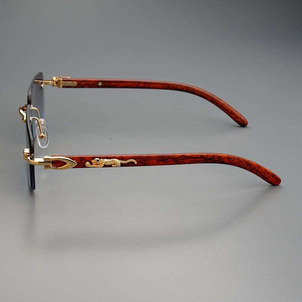 Luxury Brand Designer Sunglasses 2025 Kajia New Model Double-Beam Cut-Edge Square Frameless Sunglasses For Men And Women, European And American Fashio
