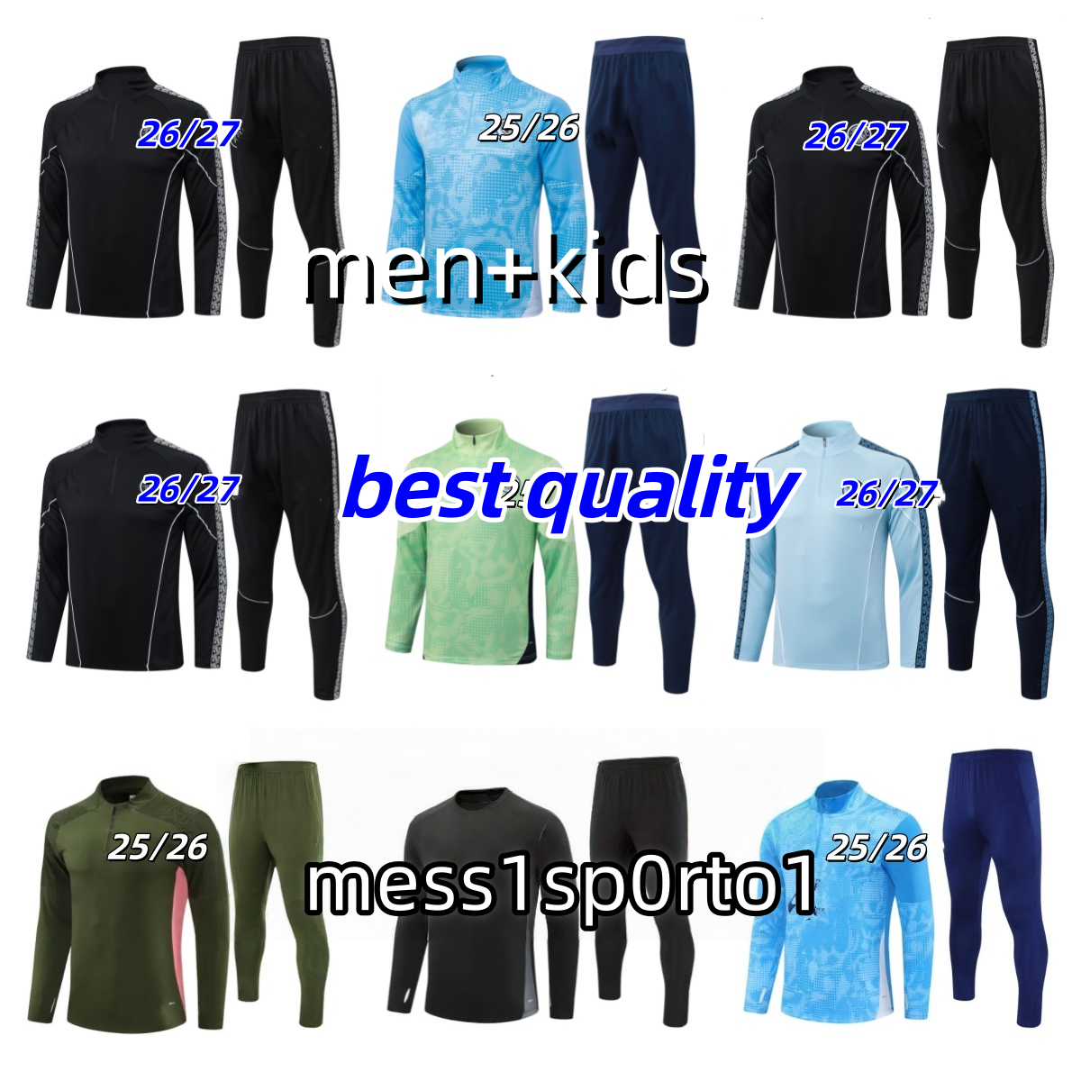 man City tracksuit HAALAND tracksuits half zip Training Suit Men Kids kit 2026 27 DE BRUYNE mens soccer tracksuits Sportswear Football Survatment Foot chandal