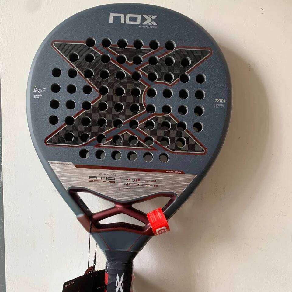 NOX New 2024 2023 2025 Paleta Padel Tennis Rackets Paddle Carbon Fiber EVA Memory Flex Foam Core Lightweight Pop Sports Racquet 26H0502
