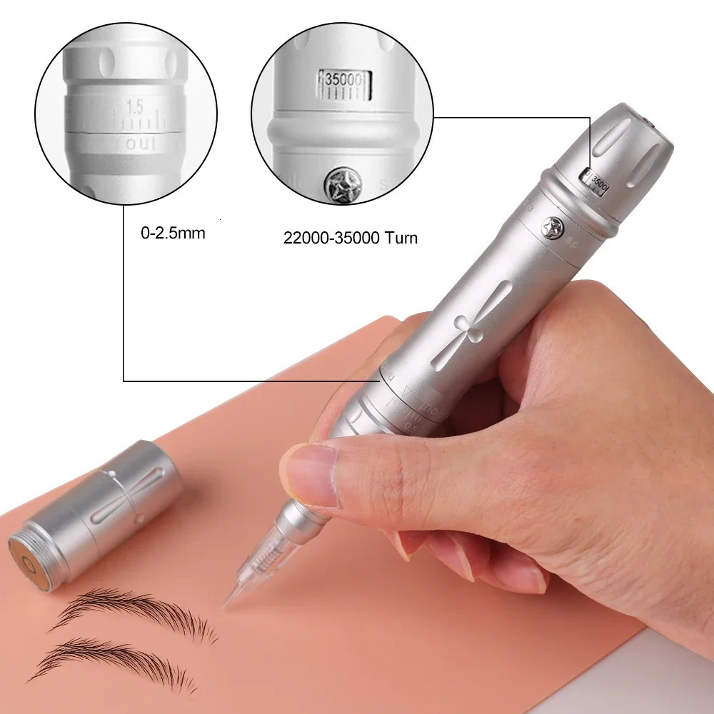 Wireless PMU Machine anent Makeup Kits Tattoo Pen For lip/Eyeliner / Eyebrows Microshading Microblading Tattoo Kits 260424 - view 5