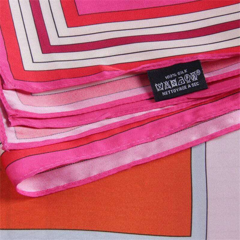 90cm Classic Ten Horse Brand Square Women Twill Silk Shawl Hijabs Luxury Bandana Foulard Neckerchief Head Scarf 26H0505