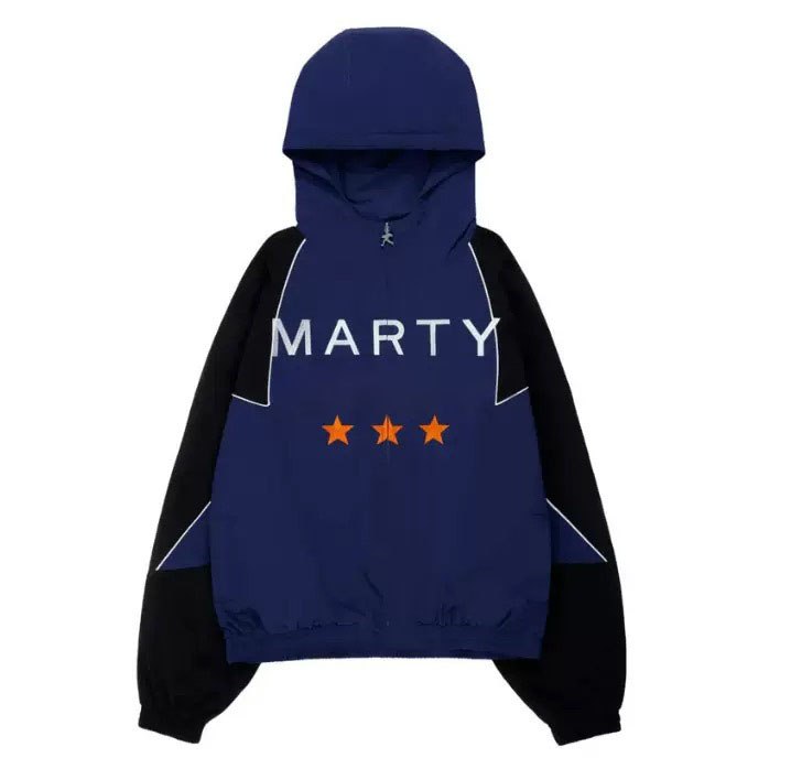 Cross-border embroidered baseball jacket, European and American street hip-hop hooded cardigan sweater with letter design
