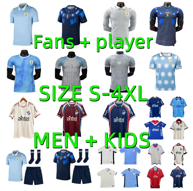XXXL 4XL 2025 2026 2027 Uruguay Soccer Jerseys 24 25 26 27 L.suarez E.cavani F. Valverde N. Nande De La Cruz G.DE ARRASCAETA men kit Football Shirts sets Fans Player version