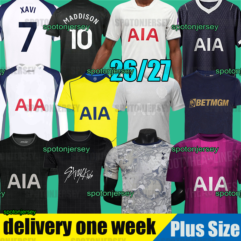 Tottenham Jerseys 26 27 Hotpsurs kits 1901 FA Cup 125th Anniversary Kit RICHARLISON KUDUS TOT Soccer Jerseys GALLAGHER COYS Jersey 2026 2027 XAVI THFC