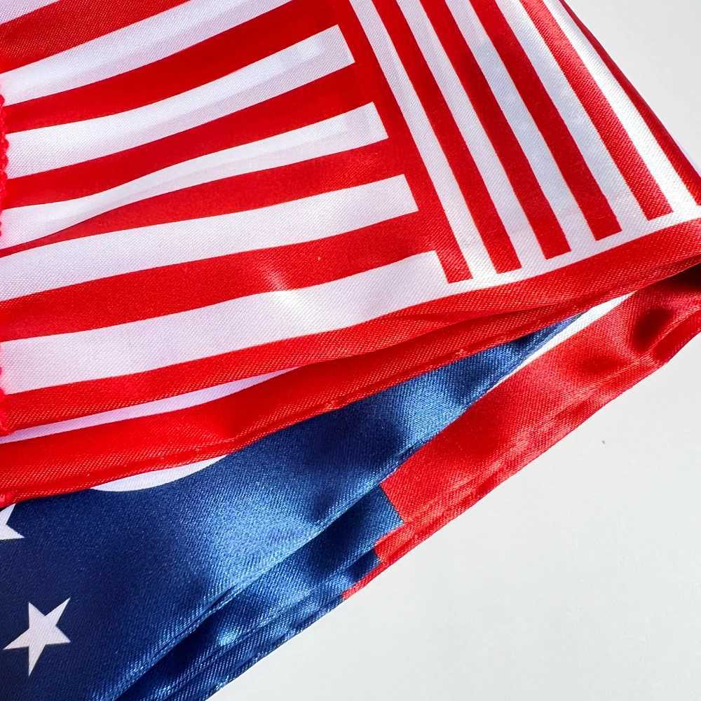 American Flag scarfs14x130cm American Flag scarf Fan scarf World Cup scarf Sports holiday decoration X260504
