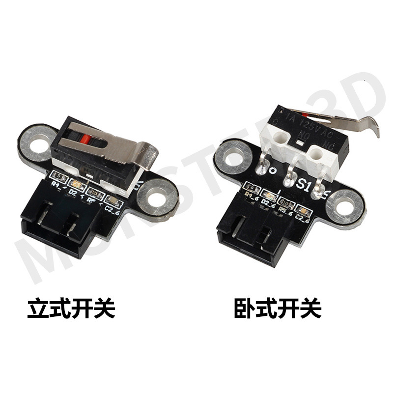 3D printer limit switch motherboard accessories mechanical reset trigger Endstop horizontal touch stroke with wire