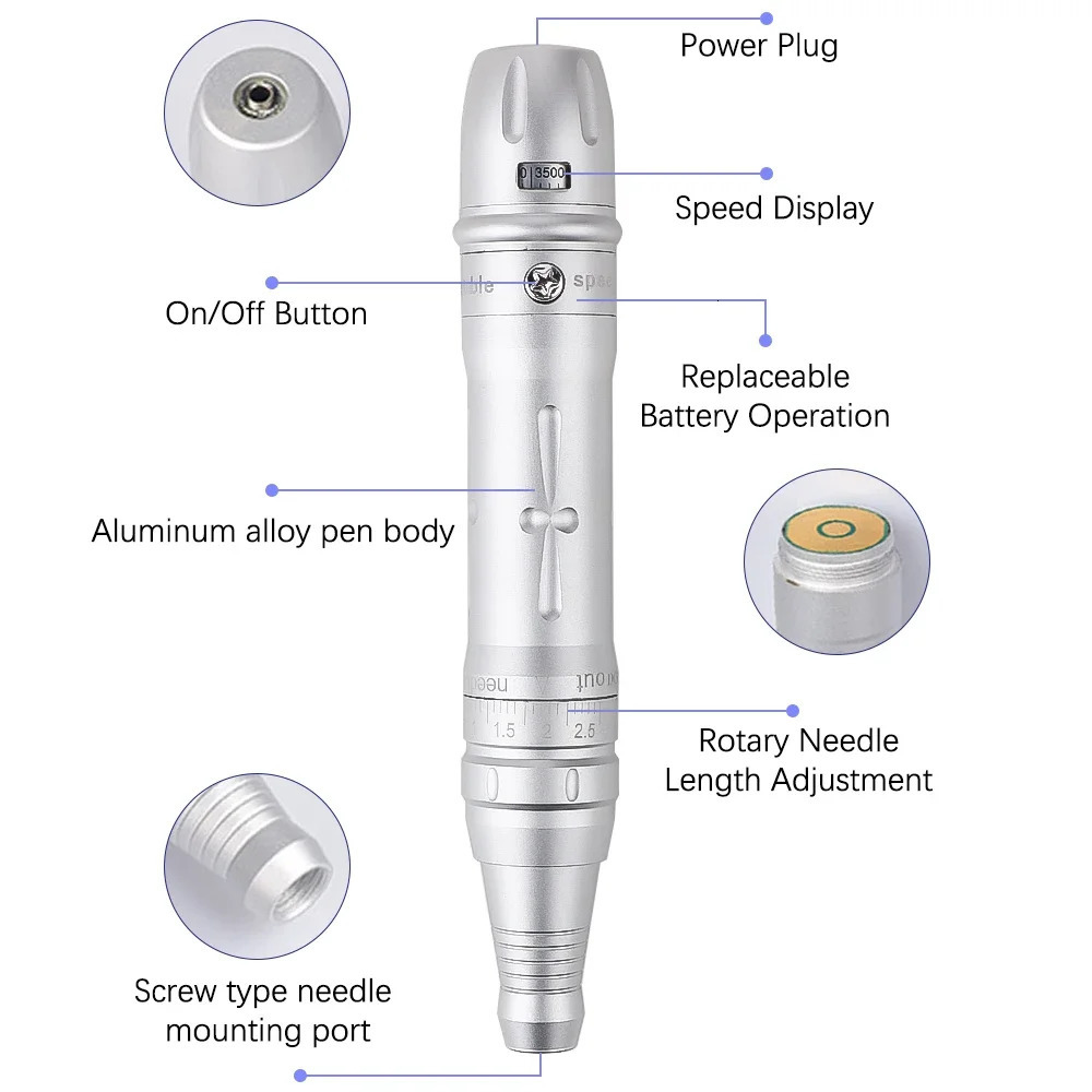 Wireless PMU Machine anent Makeup Kits Tattoo Pen For lip/Eyeliner / Eyebrows Microshading Microblading Tattoo Kits 260424 - view 3
