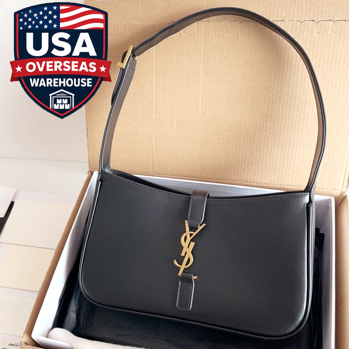 Designer Bag Shoulder Bag Luxury Bag Gold Metal Letters LE5A7 Hobo Bag Smooth Leather Women's Crossbody Bag Top Purses Classics Women Wallet Handbag Fast Delivery