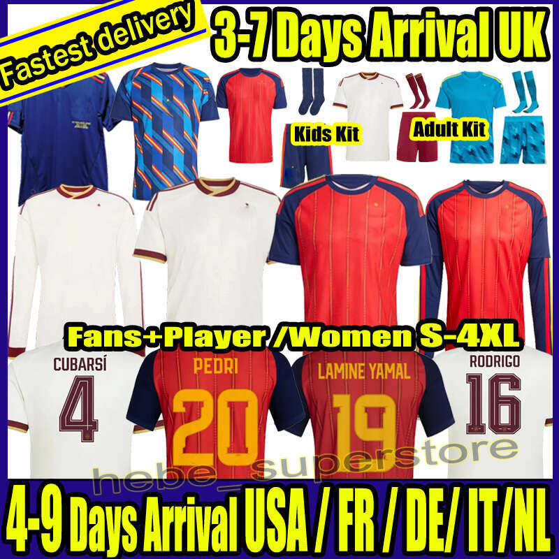 S-4XL Spain World Cup 2026 Soccer Jerseys PEDRI GAVI LAMINE YAMAL MORATA Carvajal OLMO FERRAN RODRIGO camiseta espana 2026 Jersey Men Kid Kit Football Shirt