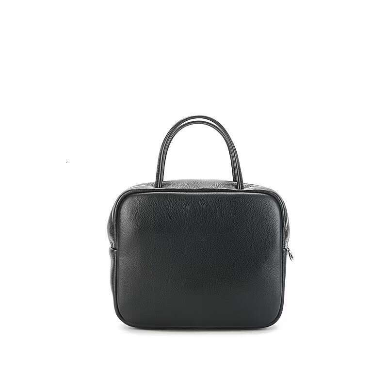 New AE Tofu Cross Border Japanese Style First Layer Cowhide Simple Small Square Bag Commuter Shoulder Crossbody Handbag SENYY