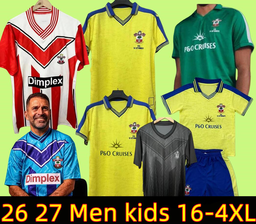 3XL 4XL Southampton 25 26 Special Southampton 2026 50-Year FA Cup Champions Anniversary Kit men kids kit SAINTS 1992 15 16 retro Southampton fc vintage Football shirts