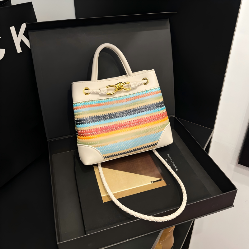 2026 Summer New Fashion Trend Designer Woven Bag Large Capacity Vacation Beach Handbag for Women