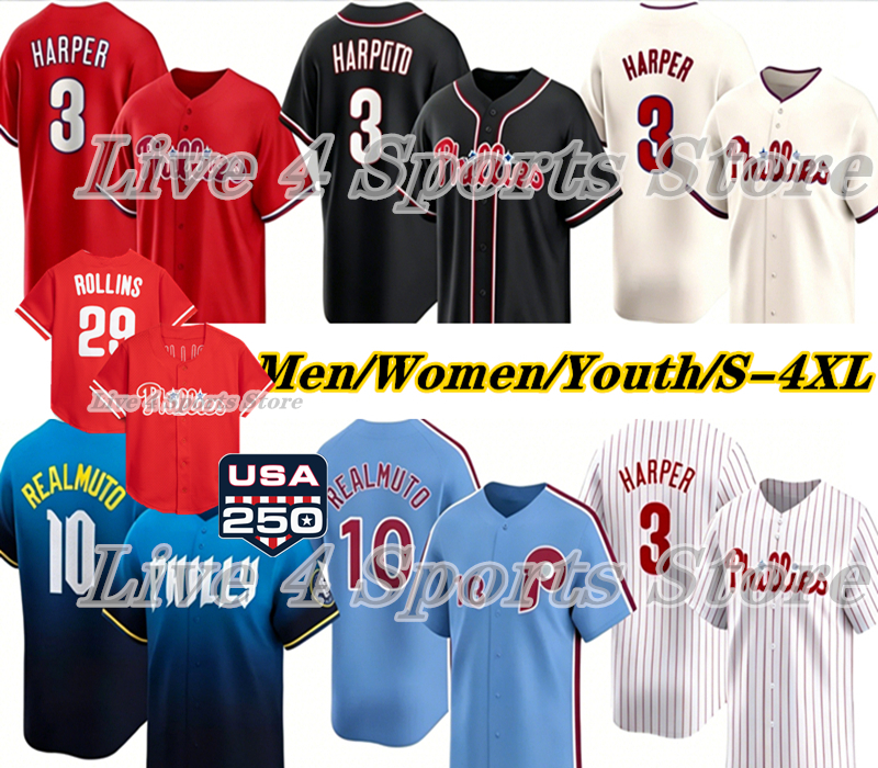 Trea Turner PHILLy Jerseys Harper Kyle Schwarber Adolis Garcia Alec Bohm Brandon Marsh Justin Crawford Aaron Nola Cristopher Sanchez Bryson Stott PHILLIe Realmuto