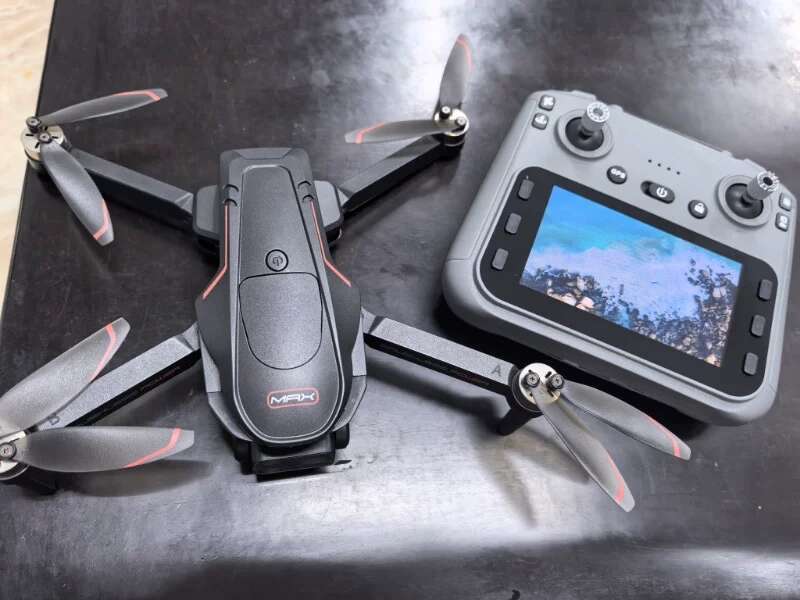 Famous Brand A PROMAX HD Large Screen GPS Aerial Drone Omnidirectional Obstacle Avoidance Quadcopter Remote Control Aircraft CKS