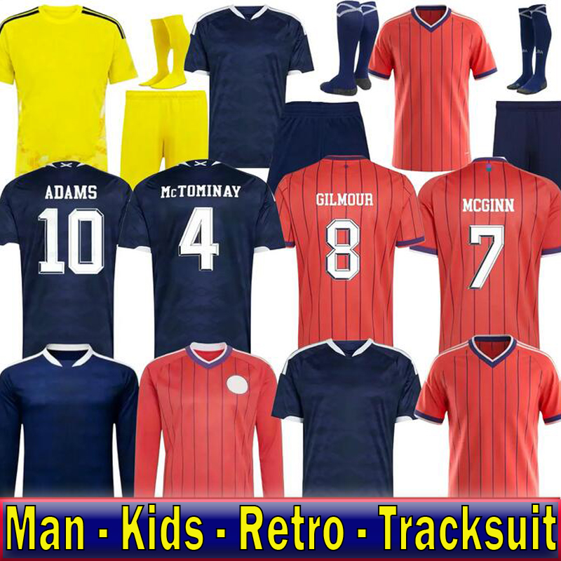 2026 World Cup scotland football shirt ROBERTSON ADAMS Soccer Jerseys DYKES McTominay McGREGOR SHANKLAND MCGREGOR Home away goalkeeper men kids kits set