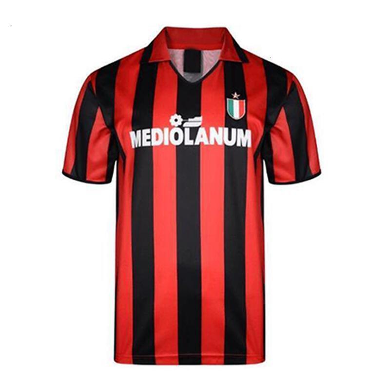 Retro AC Soccer Jersey 1990 2000 2006 2007 2009 2010 2012 2014 football shirt Gullit 1988 96 97 Van Basten KAKA Inzaghi RONALDINHO Vintage Classics je