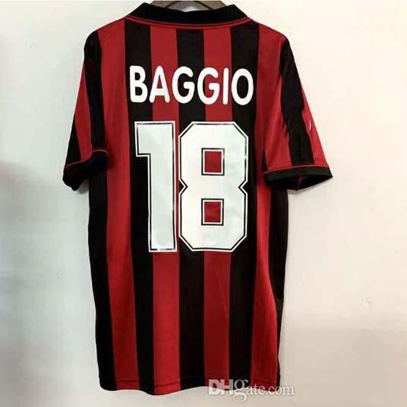 Retro AC Soccer Jersey 1990 2000 2006 2007 2009 2010 2012 2014 football shirt Gullit 1988 96 97 Van Basten KAKA Inzaghi RONALDINHO Vintage Classics je