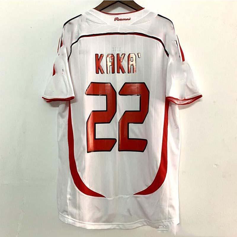 Retro AC Soccer Jersey 1990 2000 2006 2007 2009 2010 2012 2014 football shirt Gullit 1988 96 97 Van Basten KAKA Inzaghi RONALDINHO Vintage Classics je
