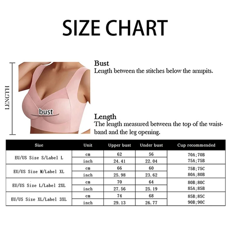 B144 Women's Plus Size Sexy Light Blue Wireless Middle Mold Cup Sport Bras - 3-Pack Seamless Triangle Bralettes, Lace Padless Tops - view 7