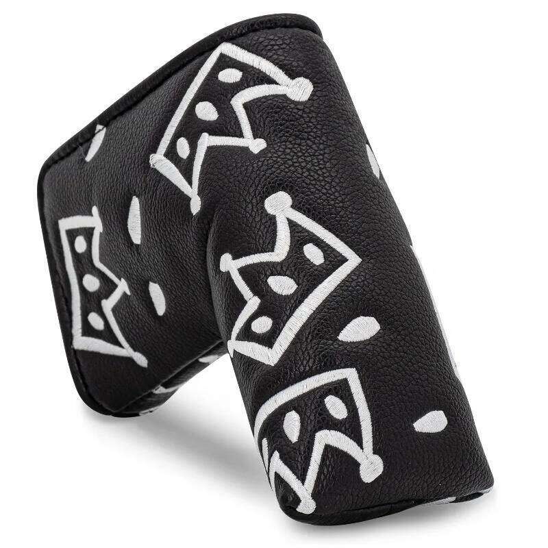 Golf with Cheese Crown Design - Durable Putter Cover, PU Material, Fashionable Pattern Cover 26Y0506