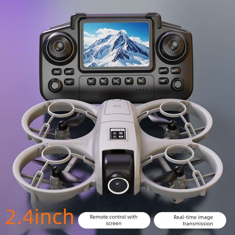 Famous Brand YL Mini Quadcopter With Screen Aerial Photography HD Dual Camera Drone Optical Flow Positioning Remote Control Aircraft Toy CKS