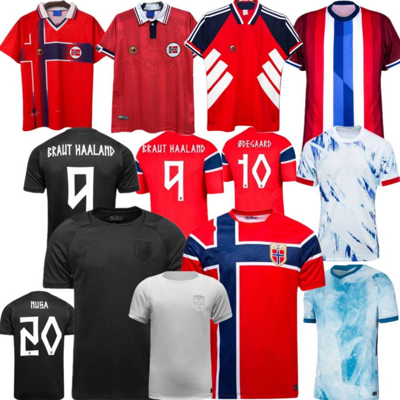 World cup 2026 jersey Norway soccer jerseys 98 20 21 24 25 26 SOLSKJAER BERGE RYERSON Odegaard REKDAL STRAND NUSA HAALAND Sorloth LARSEN National team football shirt