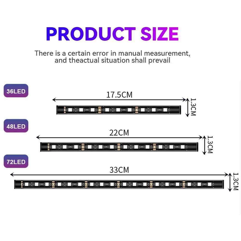 LED Car Interior Ambient Foot Light with USB Wireless Remote Music App Control Auto RGB Atmosphere Decorative Lamps - view 3