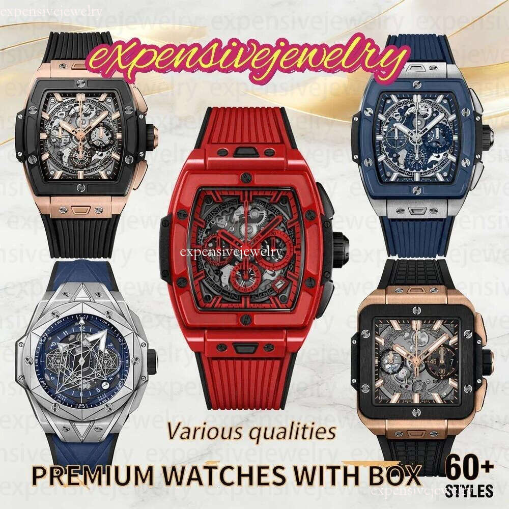 Hubolot AAA Men Bigbang Mens Luxury Hublotwatches Designer Classic Man Woman Chronograph Top Quality Quartz Watch Vintage Watches Wtih Box Gift 3f1