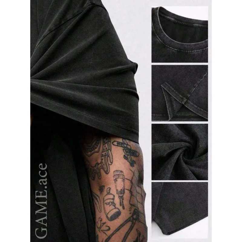 Mens Religious Graphic Tee - Jesus Crown of Thorns Oversized Cotton T-Shirt Casual StreetwearT260504 - view 6