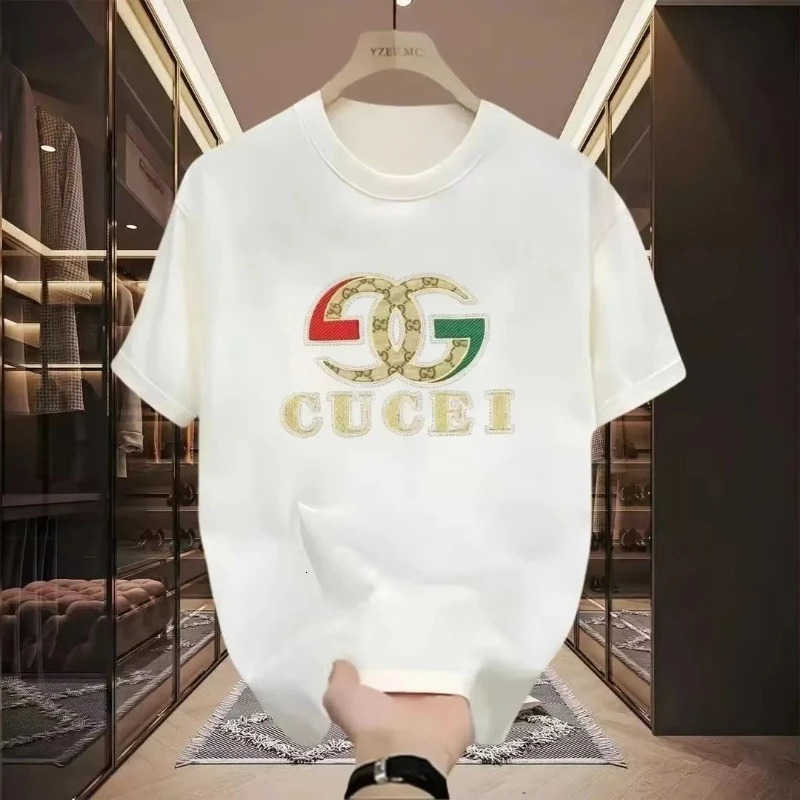 Heavy 280G Cotton Mens T-shirt Short-sleeved Summer American Trendy Brand Summer New High Street Harajuku Clothing Moto Gp H260506