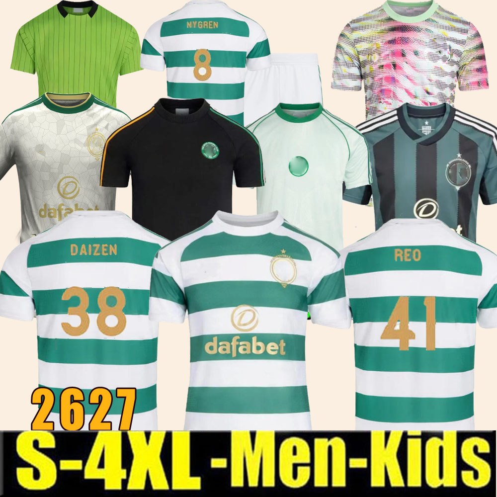 2026 2027 S-4XL CeltsS Soccer Jerseys Home Away EDOUARD CelticFc 2026 2027 JOSEPH Football Shirt ELYOUNOUSSI TURNBULL ETI CHRISTIE JOTA GRIFFITHS FORREST GUEYE