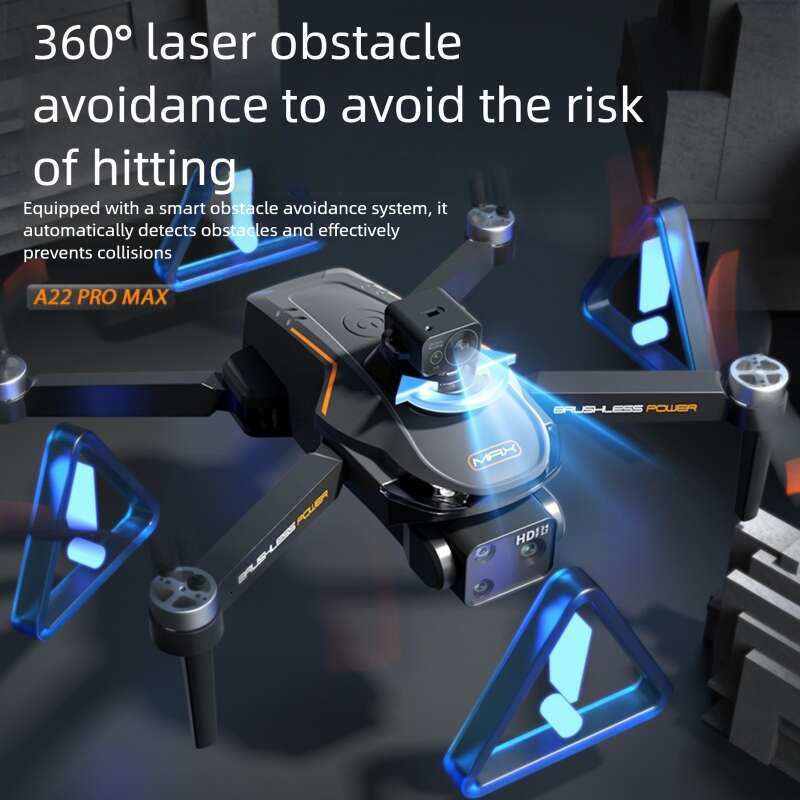 Famous Brand A PROMAX HD Large Screen GPS Aerial Drone Omnidirectional Obstacle Avoidance Quadcopter Remote Control Aircraft CKS