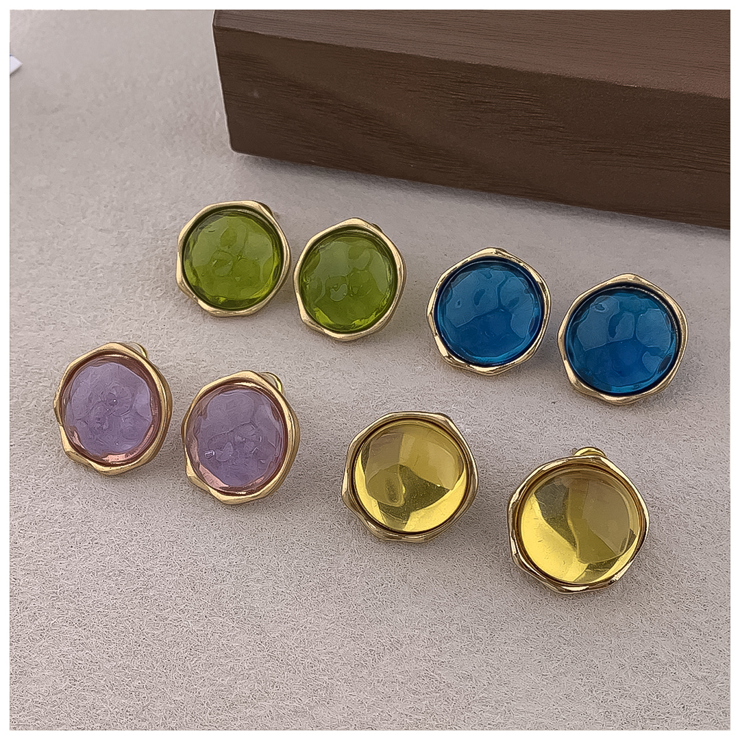 Designer Earrings Women 18K Gold Silver Plated Earring Small Vintage Glass Hoop Earrings Luxury Jewlery Designer for Women Timeless Free Shipping Buy 