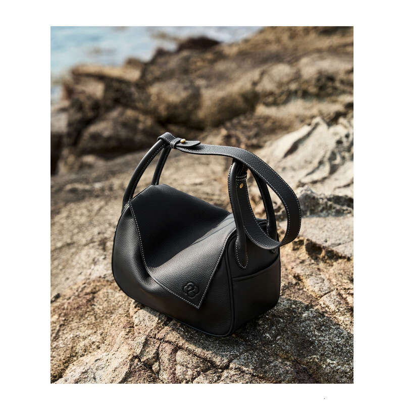 Same Style As Wang Churan S Gongxuan Yuanbao Top Grain Cowhide Pillow Shoulder And Crossbody Bag Commuter Underarm SENYY