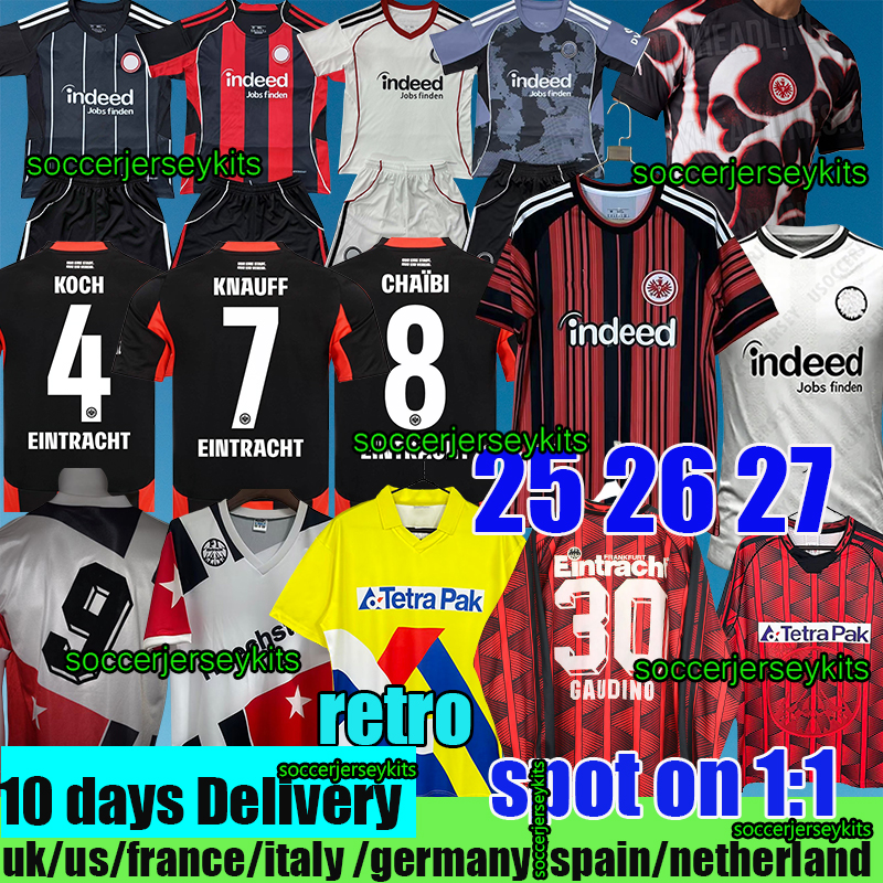 EintrachtS Frankfurt Soccer Jerseys 26 27 football shirts 125 th EKITIKE MARMOUSH DINA EBIMBE KNAUFF M.GOTZE CHAIBI SKHIRI RODE KOCH Frankfurt 26 27