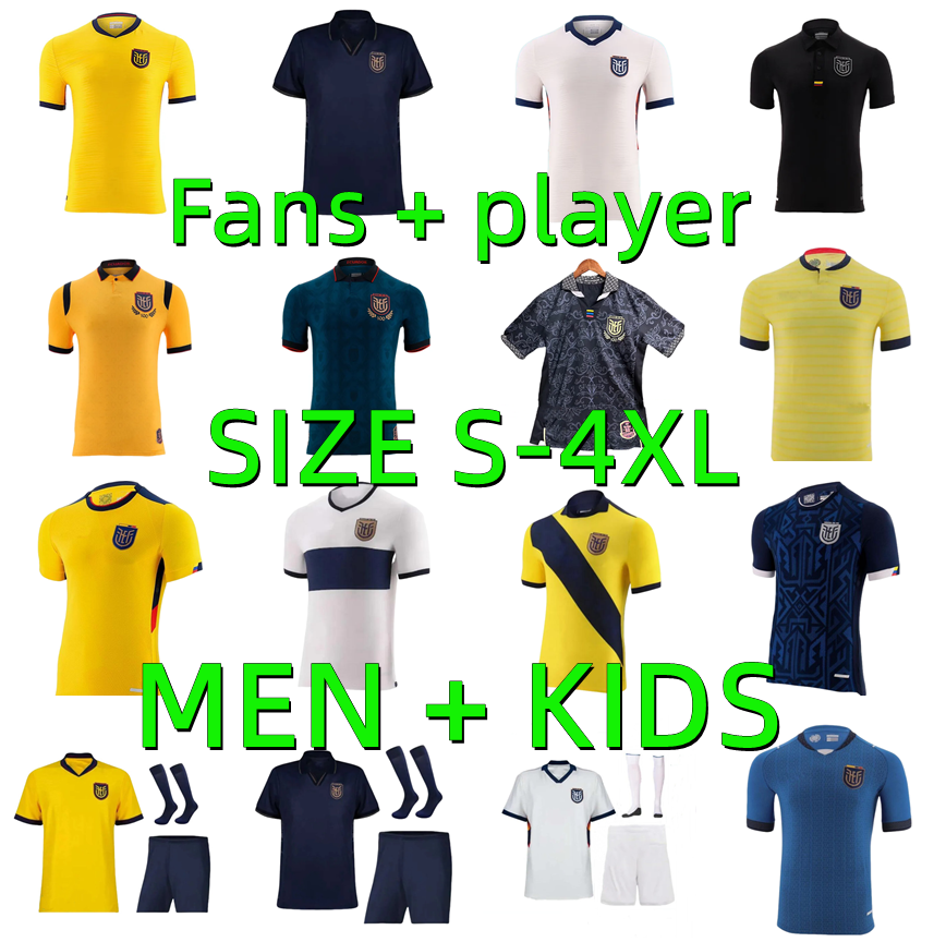 World Cup 2026 Ecuador soccer jersey 22 23 24 25 26 27 PACHO HINCAPIE CAICEDO PLATA CAMPANA ORDONEZ PAEZ VITE football shirt maillots de foot Men kids kit player version