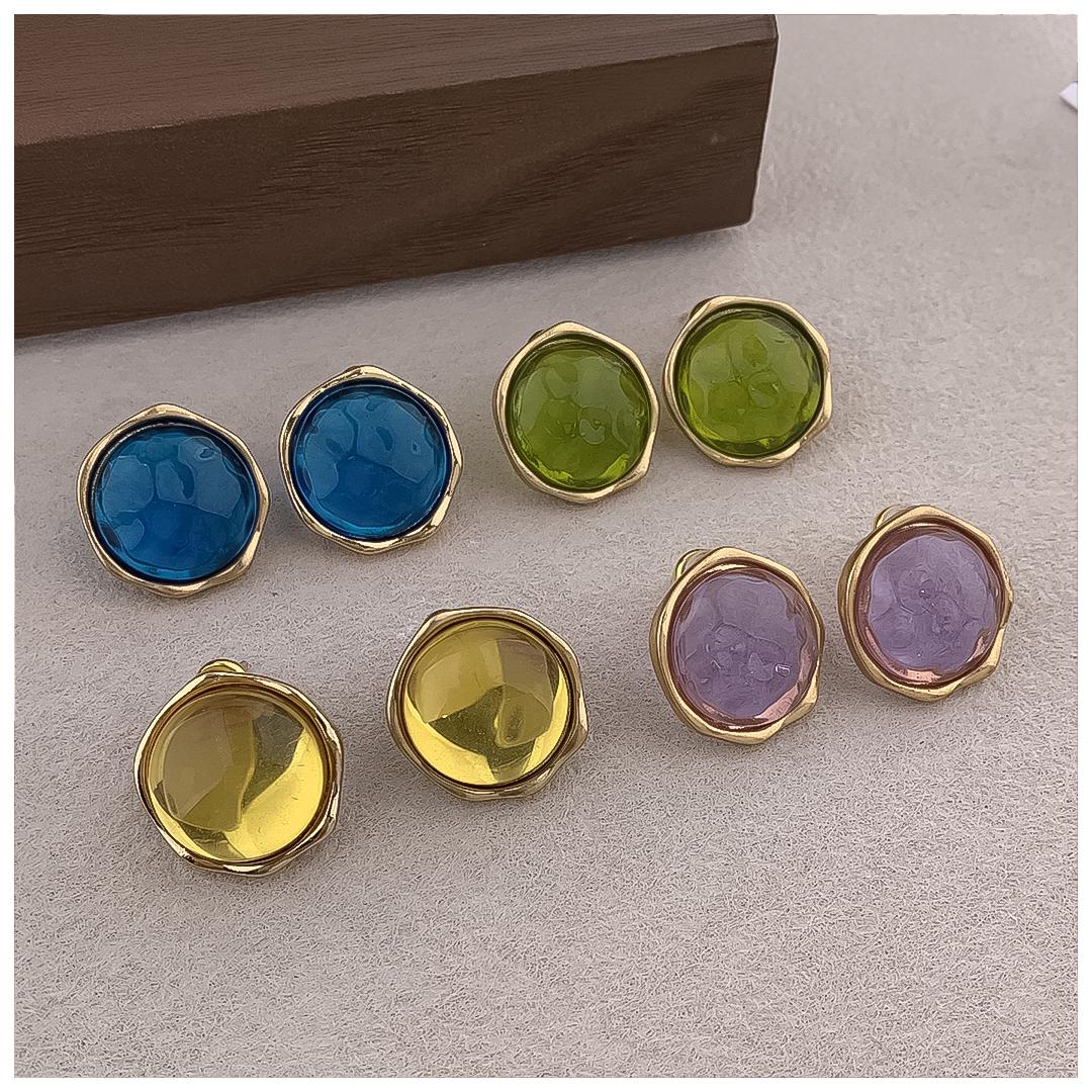 Designer Earrings Women 18K Gold Silver Plated Earring Small Vintage Glass Hoop Earrings Luxury Jewlery Designer for Women Timeless Free Shipping Buy 