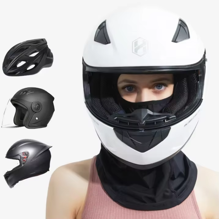 Balaclava full face mask mountaineering camping hunting air gun cap bicycle hood summer men and women ski mask mountaineering scarf can be customized 