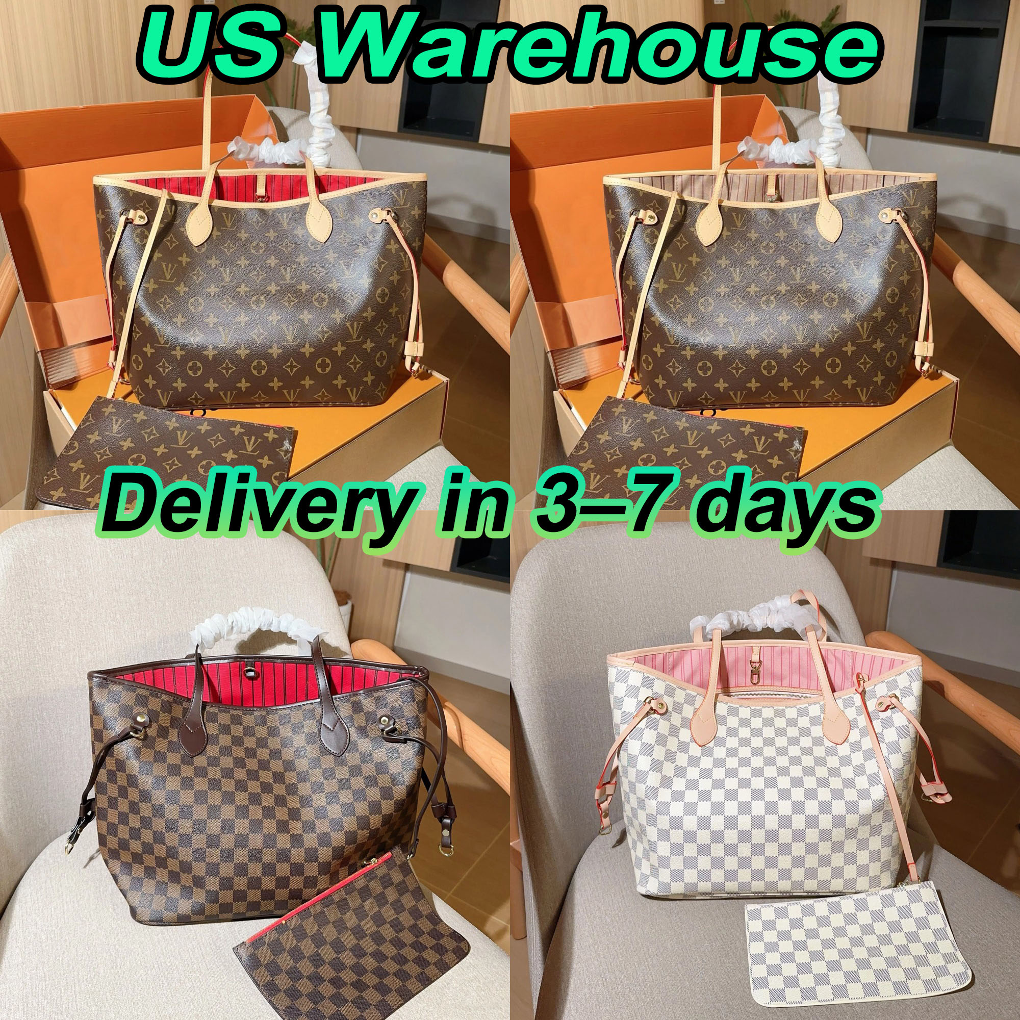neverful tote bag Designer Bags Tote Bags Shoulder Bags Large Capacity Handbags Shopping Bags Crossbody Bags Handbags High-Quality Women's Bags