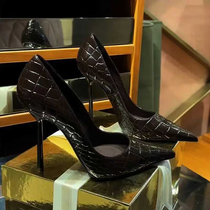 Show high stiletto high heels design sense pointed temperament versatile Spice high heels single shoes H260506