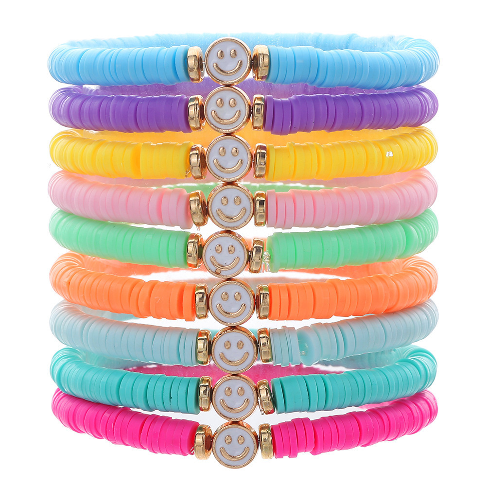 Charm Bracelets Trendy Acrylic Bohemian Set for Women Multilayer Seed Beads Chain Bracelet Bangles Ladies Diy Fashion Jewellery 231027