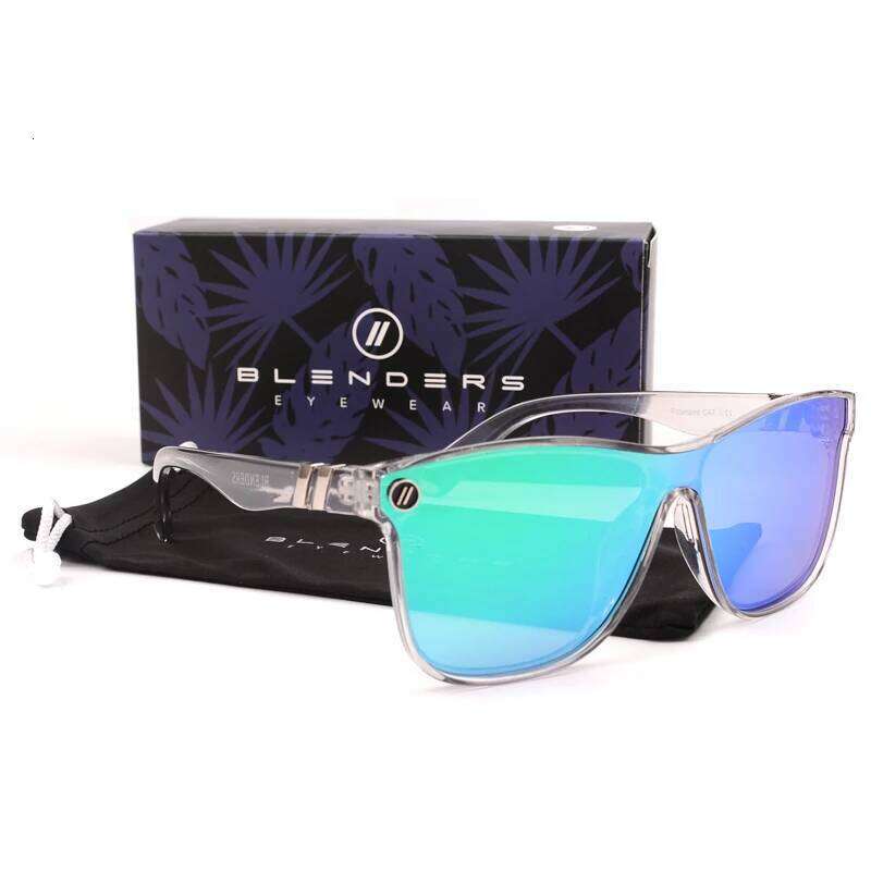 blenders Conjoined lenses Mirror Sunglasses Polarized UV Lense Eyewear Vintage Fashion Square Men women Sun Glasses 8803 26W0505