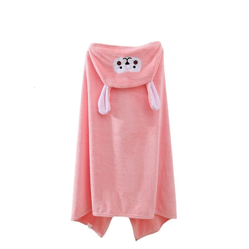 MICHLEY Unisex Cute Hooded Bath Baby Towel Hood born White Bathrobe Shower For Kids Boy Girls Animal Face Infant Blanket 0-9T 260415